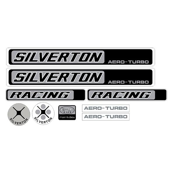 Silverton - Aero Turbo - Silver - decal set - old school bmx - Bmx Products AU