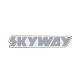 Skyway - Stem decal - Silver Gen 1 - old school bmx - Bmx Products AU