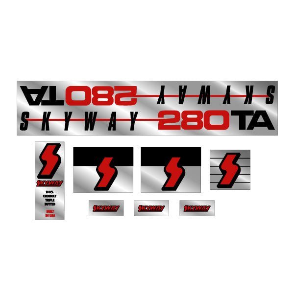 Skyway TA280 - decal set - old school bmx - Bmx Products AU