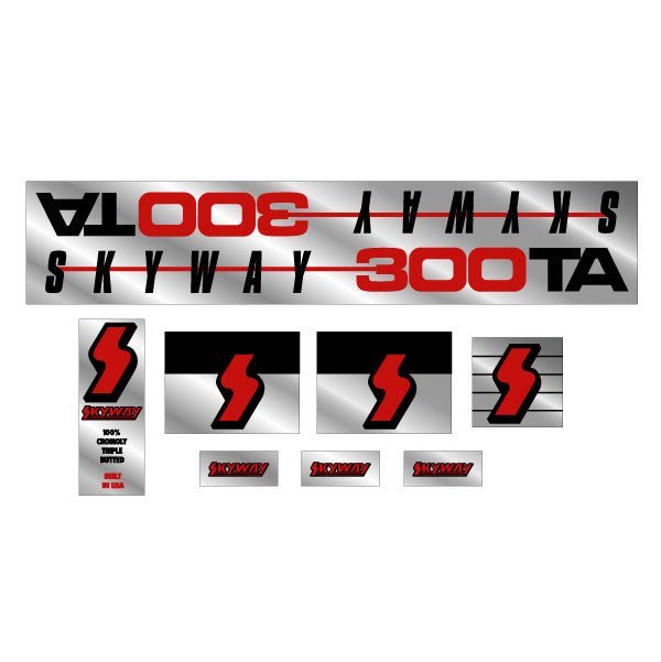 Skyway TA300 - decal set - old school bmx - Bmx Products AU