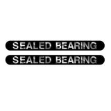 SR Sakae - MTP - 100 "Triple Trap" sealed bearing pedal decals - Old school bmx - Bmx Products AU