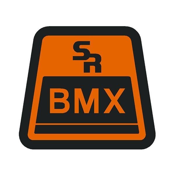 SR Sakae - ORANGE stem decal - Old school bmx - Bmx Products AU