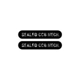 SR Sakae - SEALED CCB MECH hub decals - Old school bmx - Bmx Products AU