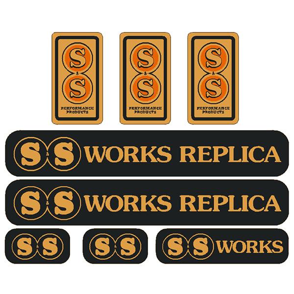 S&S - Works Replica BMX decal set - old school bmx - Bmx Products AU