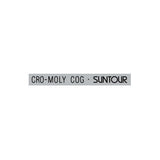 SUNTOUR - CROMO Freewheel decal - Old school bmx - Bmx Products AU