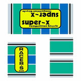 Super X - 1975 - 81 decal set - old school bmx - Bmx Products AU