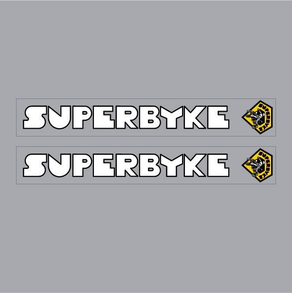 Superbyke - BMX fork decals - old school bmx - Bmx Products AU