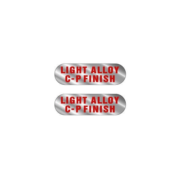 SUZUE - LIGHT ALLOY C - P FINISH Red on chrome rounded hub decals - Old school bmx - Bmx Products AU