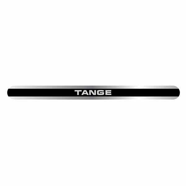Tange - BLACK STRIPE - seat clamp decal - old school bmx - Bmx Products AU