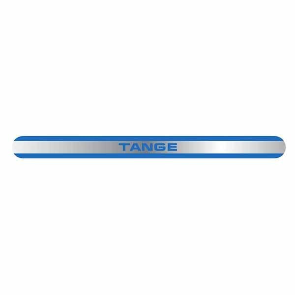 Tange - BLUE BANDS - seat clamp decal - old school bmx - Bmx Products AU