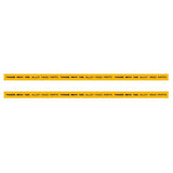 Tange - LP125 - YELLOW - Headset decal set - old school bmx - Bmx Products AU