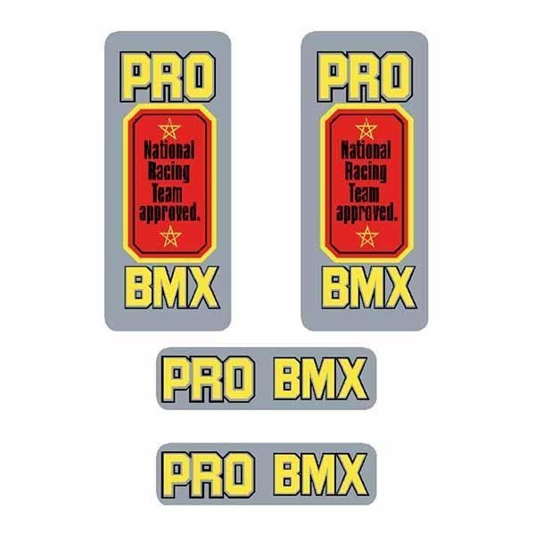 Tange - National - PRO BMX decal set - Old school bmx - Bmx Products AU