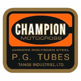 Tange - PG tubes seat tube decal - old school bmx - Bmx Products AU