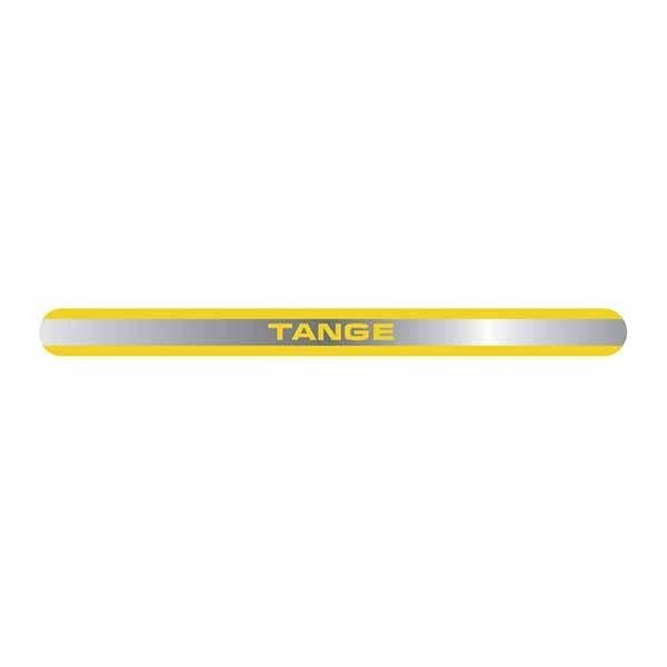 Tange - YELLOW BANDS - seat clamp decal - old school bmx - Bmx Products AU