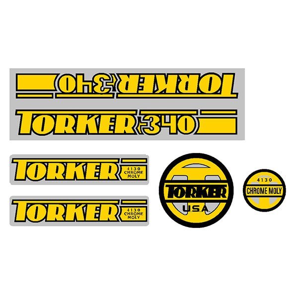 Torker - 340 decal set - Old School bmx - Bmx Products AU