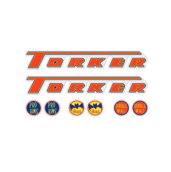 Torker - Bat Pro Rims decals - Old School bmx - Bmx Products AU