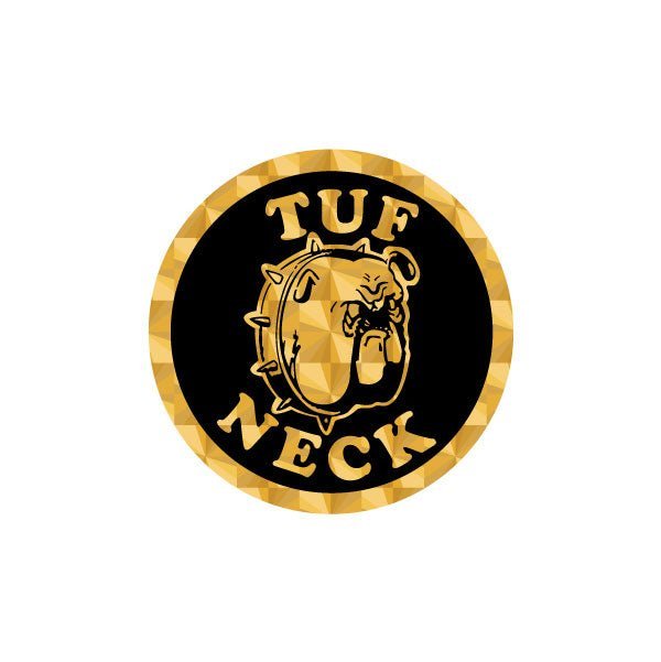 Tuf - neck - GOLD PRISM Stem decal - old school bmx - Bmx Products AU