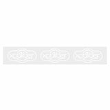 XCALIBER - Seat clamp WHITE decal - Old school bmx - Bmx Products AU